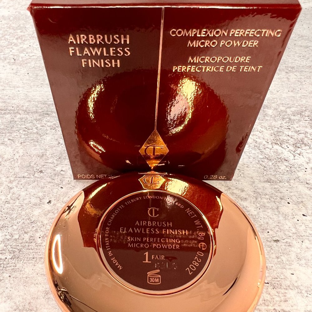 Charlotte Tilbury Airbrush Flawless Finish Setting Powder in SHADE 1 Fair